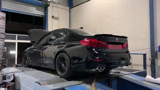 BMW G30 520i w/ ARMYTRIX Cat-back Exhaust with Bargouti Downpipe l Loud Revs & Pops and Crackles!