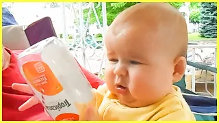 Hilarious Video - Babies Learn To Talk Cute And Funny || Peachy Vines