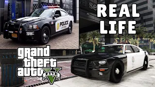 GTA V Police Cars VS Real Life | + Emergency Vehicles