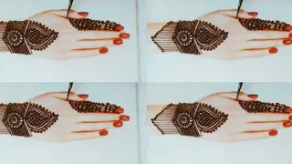 New stylish back hand Mehndi design | very easy latest mehndi design for hand  |Arabic mehndi design