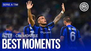 INTER 3-1 CREMONESE | BEST MOMENTS | PITCHSIDE HIGHLIGHTS 👀⚫🔵