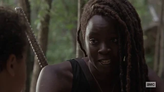 Michonne, Judith & RJ Scene - The Walking Dead 10x1