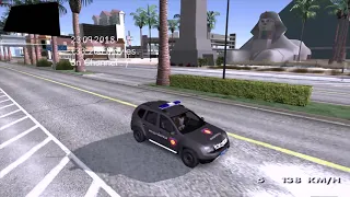 Dacia Duster Žandarmerija Grand Theft Auto San Andreas Mod _REVIEW