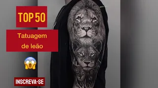 AS MELHORES TATUAGEM DE LEÃO | TOP 50 | Para Você Se Inspirar!