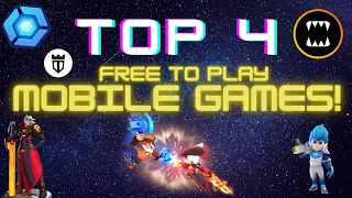 TOP 4 FREE Play to Earn MOBILE Crypto NFT GAMES in 2023 | Android & iOS (Mobile Games)