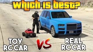 GTA 5 ONLINE : TOY RC CAR VS REAL RC CAR (WHICH IS BEST?)