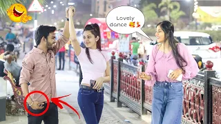 Sudden dance with strangers girls | DR prank | epic reactions