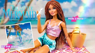 How to Turn Live Action Little Mermaid into a Made To Move Doll + DIY Stand