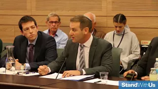 Michael Dickson gives testimony to Knesset Committee on Antisemitism