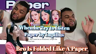 He try himself not to fall but He Folded like Paper | Lapillus reaction Bside song