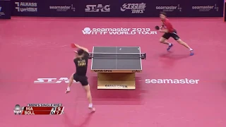 HAND SWITCH SHOT - Timo Boll vs Ma Long | 2019 ITTF Qatar Open Highlights (R16)