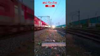 Parallel Race Rajdhani Express Vs Local Trains #shorts #viral #railway #youtubeshorts @JkTrainsVideos