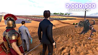 7,000,000 EVIL ARMY Attack UNITED NATIONS & ROMAN Alliance - Epic Battle Simulator 2 - UEBS 2