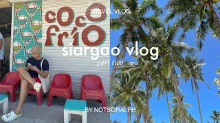 Siargao Vlog 2023 🏝️ part two | island hopping, food trip etc. ☕️🥪🍝