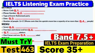 IELTS Listening Practice Test 2024 with Answers [Real Exam - 463 ]