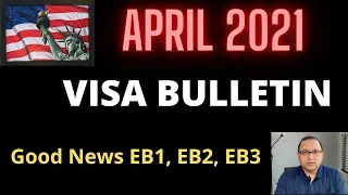 April 2021 Visa Bulletin EB1 Current * Good News EB2 EB3