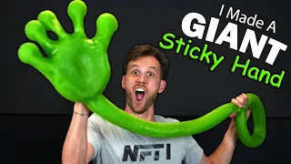 World's LARGEST Giant Sticky Hand!