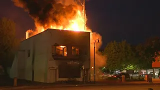 A Look At The Damage From Overnight Protests In Minneapolis