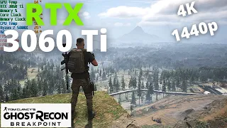 Tom Clancy's Ghost Recon Breakpoint: RTX 3060 Ti + Ryzen 7 5800X | 4K, 1440p