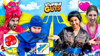 STUMBLE GUYS en LA VIDA REAL!! * Nuevo Mapa *