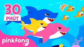 Gia đình Cá mập | + Tuyển tập | Baby Shark | Pinkfong! - Nhạc thiếu nhi