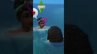 Maui and Tiana in sims4 🧐🐸👑 #sims4 #maui #tiana #moana #theprincessandthefrog