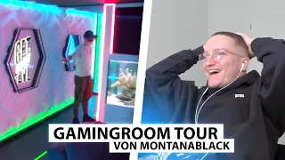 Justin reagiert auf Montes kranken Gamingroom.. | Reaktion