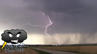 Kräftiges Frühlingsgewitter bei Memmingen (Bayern), 1. April | Wetteraction 2021, Folge 1