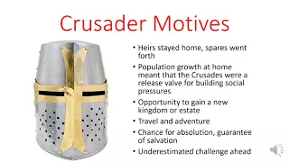 First Crusade, 1095-1099 CE