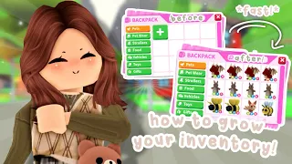 How to GROW YOUR INVENTORY in Adopt Me! 💚 | Get Rich *FAST*