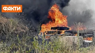 Згоріли вогневі точки і склади зброї. Російські бойовики випадково підпалили свої позиції