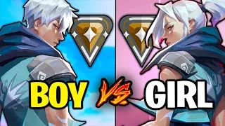 Valorant, but it's Girls VS Boys! - (Low Ranks)