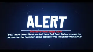 Disconnected from Red Dead Online [Error: 0x2100200]