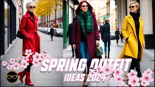 SPRING ELEGANCE STREET STYLE MILAN 2024 🌼 The beauty of Italian advanced age