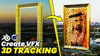 Create awesome VFX in Blender and Cinema 4d / 3D Tracking with GeoTracker / Vfx for products