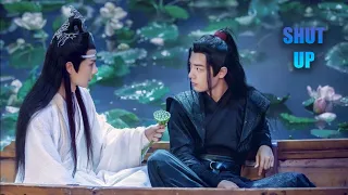 Wei Wuxian/Lan Wangji | Shut up [The Untamed]