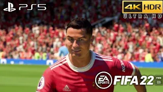 Manchester United vs Chelsea | Premier League | FIFA 22 | PS5 Gameplay [ 4K 60FPS ]