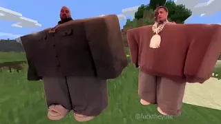 Kanye West & Lil Pump Minecraft meme