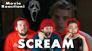 WHO IS UNDER THE MASK?! | Scream (1996) Movie Group Reaction!!