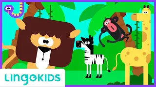 Wild Animals Song 🦒 Safari Chants for Preschoolers | Lingokids Music