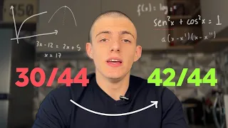 Como estudar (e destravar) MATEMÁTICA para o ENEM - EVOLUÍ de 30 para 42 acertos EM 1 ANO!