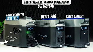 🔋 Генератор EcoFlow Smart Generator Dual Fuel, Delta Pro + батарея! Автономне живлення вдома.