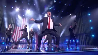 The Singing Trump Trump Rocks Stage Again   America's Got Talent 2017