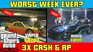 WORST WEEK EVER! | 2x Cash & RP on Super Yacht Life Missions | GTA Online Weekly Update #GTA