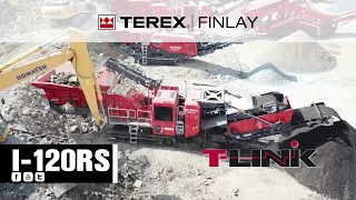 Terex Finlay I 120RS impact crusher recycling