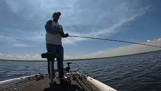 Throwing a swim jig on BIG O