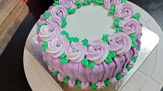 Leaf🍀🍃🍃Nozzle Design❤ cake