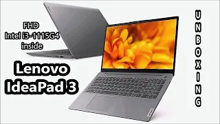 Lenovo IdeaPad 3 15ITL6 Arctic Grey Intel i3 1115G4 Windows 11 Home in S mode Unboxing Testing