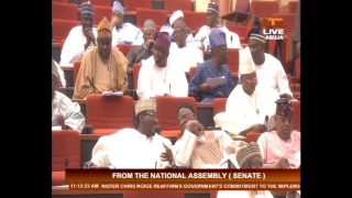 NTA Exclusive Nigeria Senate Plenary 25/1/17