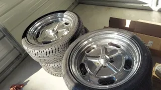 These "Salt Flat" Wheels are the ones going on the 1976 Chevy 2-Wheel Drive Blazer! Looking good!